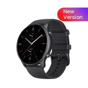 [Uus Versioon] GTR 2 Smartwatch Mehed Alexa Sisseehitatud Kaardus Bezel-vähem Disain Ultra-pikk Aku Eluiga Fitness Smart Vaadata